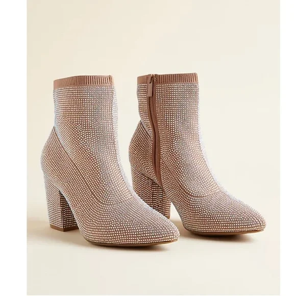 Torrid 11 STRETCH KNIT EMBELLISHED BOOTIE (WW) - Picture 6 of 16